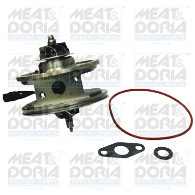 Core assembly, turbocharger